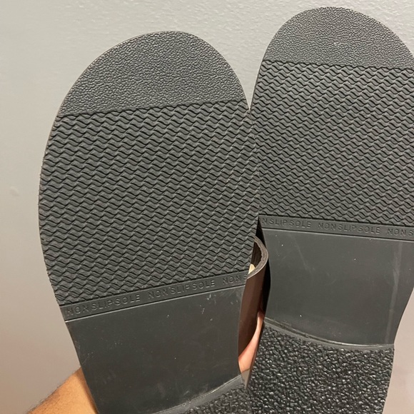 Custom Hand Made stylish slippers Brown Sz 44 - Picture 5 of 10